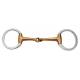 STA-BRITE SS Eggbutt Snaffle with Copper Mouth
