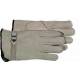 Grain Leather Buckle/Strap Gardening Work Gloves