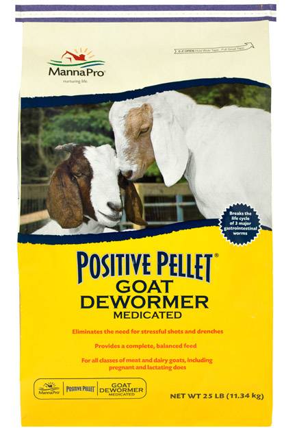 Manna Pro Positive Pellet Medicated Goat Wormer