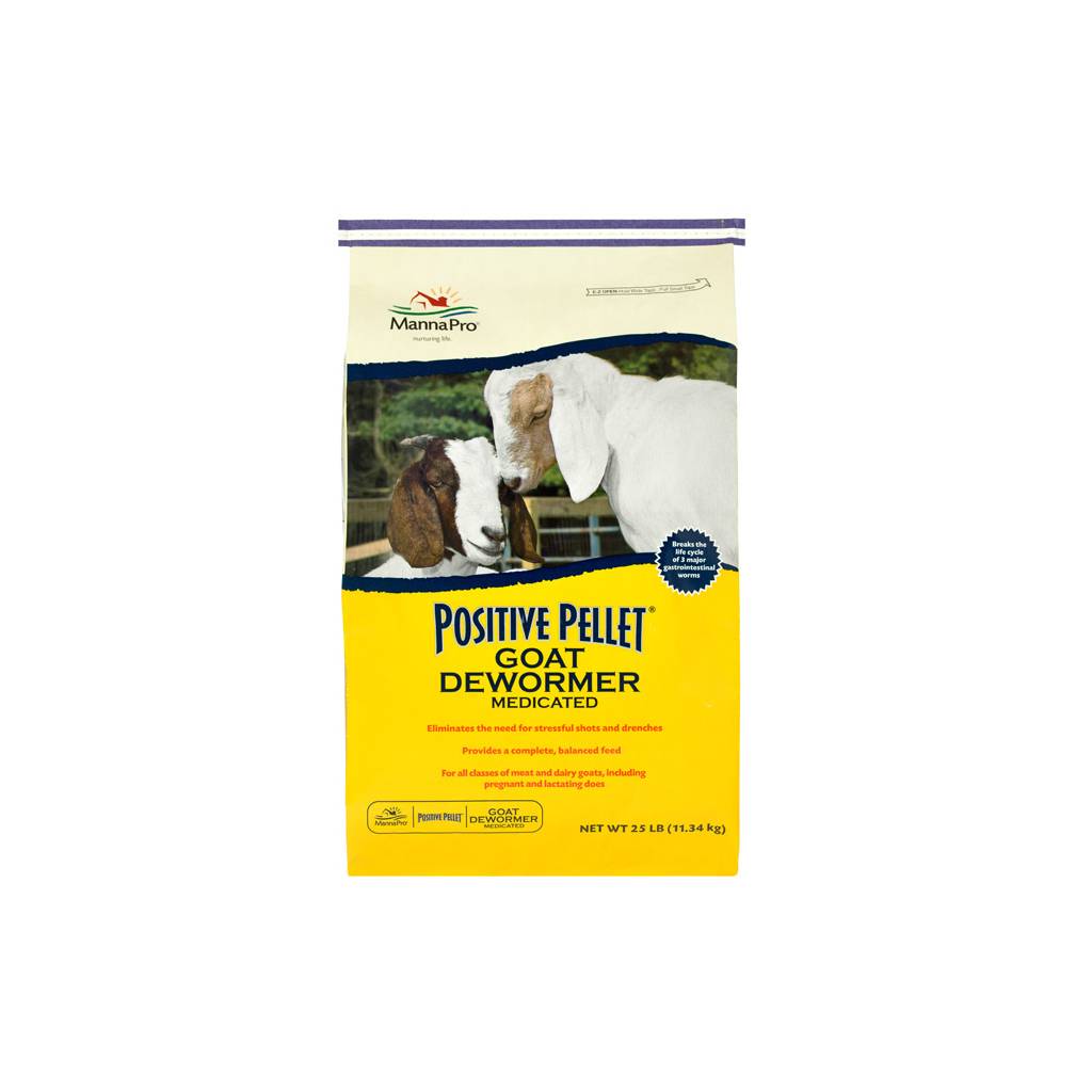 Manna Pro Positive Pellet Medicated Goat Wormer