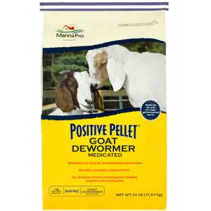 Manna Pro Positive Pellet Medicated Goat Wormer