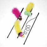 Feather Boa Cat Toy with Wand