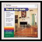 Verticle Wood Slat Pet Gate