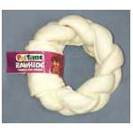 Rawhide Braided Donut Treat For Dogs