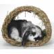 Edible Woven Grass Hut Mat For Rabbits/Small Animals