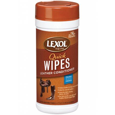 Manna Pro Lexol Quick Wipes Leather Conditioner