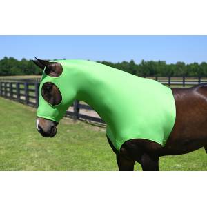 StretchX Mane Stay Hood - Lime Green - Extra Large (1400-1600lbs)