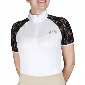 Equine Couture Ladies Spicy Girl Clove Short Sleeve Show Shirt