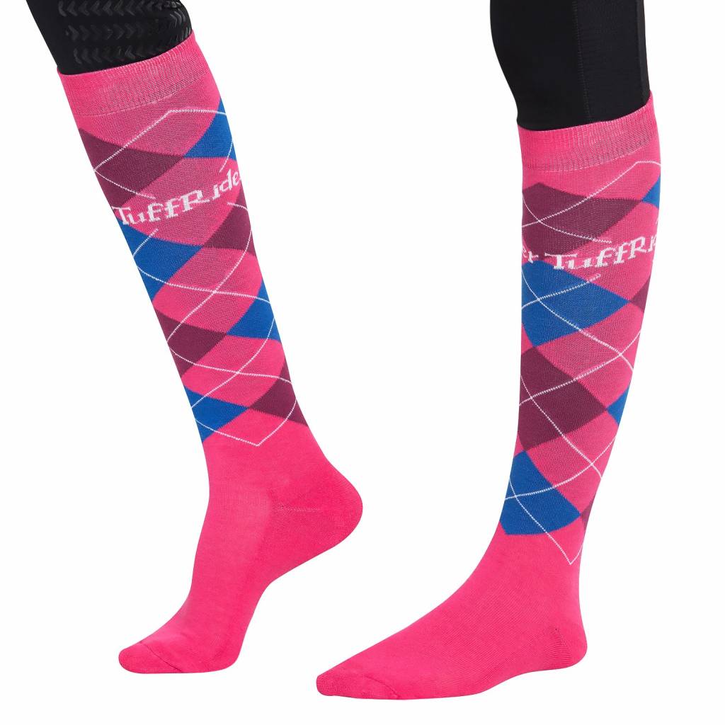 TuffRider Ladies Argyle Knee Hi Socks