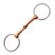STA-BRITE Stainless Steel Ring Copper Mouth Snaffle Bit
