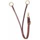 Tory Leather Bridle Leather Training Fork - Brass Hardware