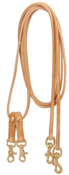 Tory Leather Pulley Draw Reins