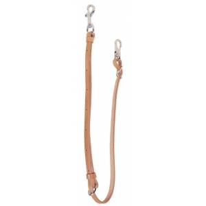 Tory Leather Leather Tie Down - Nickel Hardware