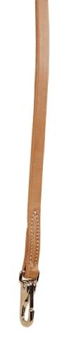 Tory Leather Single Ply Reins - Nickel Snap Bit Ends