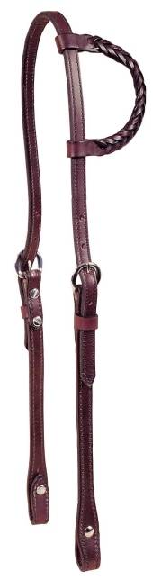 Tory Leather Braided One Ear Headstall