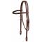 Tory Leather Braided Brow Band Headstall