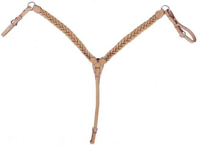 Tory Leather Braided Breast Strap
