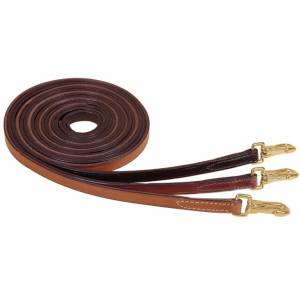 Tory Leather Split Reins - Brass Snap Ends