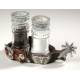 Gift Corral Western Salt and Pepper Set with Spur Holder