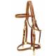 Tory Leather Halter/Bridle Combination Trail Bridle - Brass Hardware