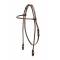 Tory Leather English Bridle Leather Rolled Arabian Browband Headstall