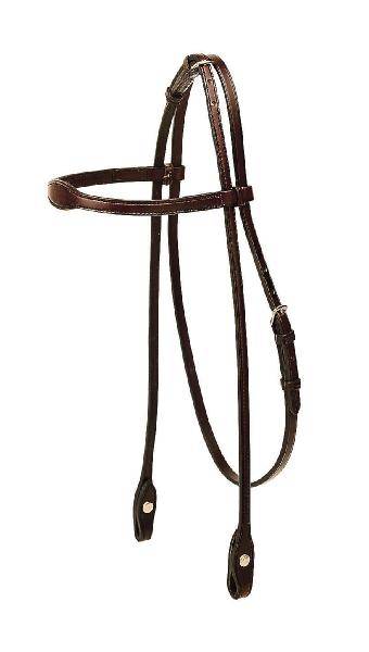 Tory Leather English Bridle Leather Flared Arabian Browband Headstall