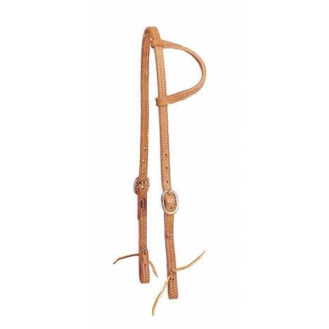 Tory Leather One Ear Headstall - Tie Ends