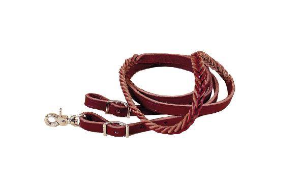 Tory Leather Five Plait Braided Roping Rein