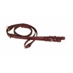 Tory Leather Center Buckle German Martingale Reins