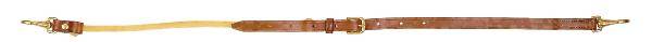 Tory Leather Adjustable Leather & Latex Tubing Side Reins - Brass Hardware