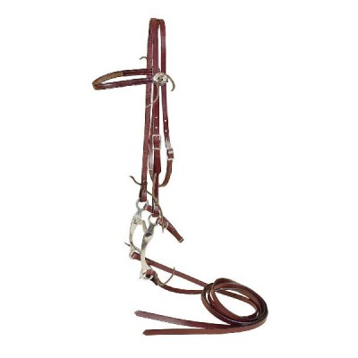 Tory Leather Full Bridle with Curb Bit Barrel Reins | HorseLoverZ