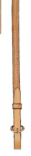 Tory Leather Partial Double & Stitched Reins - Buckle Bit Ends