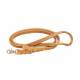 Tory Leather Double & Stitched Roping Reins - Nickel Hardware