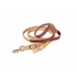 Tory Leather Five Plait Braided Hand Hold Reins - Nickel Hardware