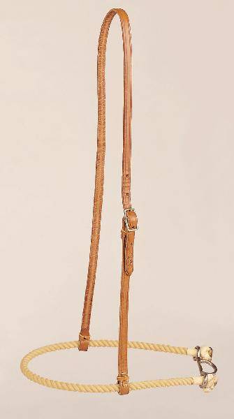 Tory Leather Waxed Lariat Rope Roper Noseband