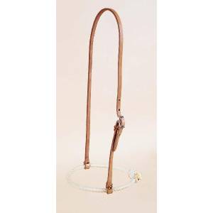 Tory Leather Waxed Rope Noseband - Leather Headstall