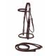 TORY LEATHER Round Raised Snaffle Bridle