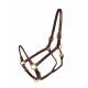 Tory Leather Halter - Rolled Nose & Throat