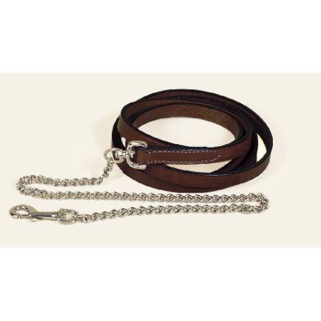 Tory Leather 3/4" Single Ply Lead - Brass Plated Chain