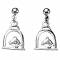 Exselle Stirrup with Horse Head Earrings
