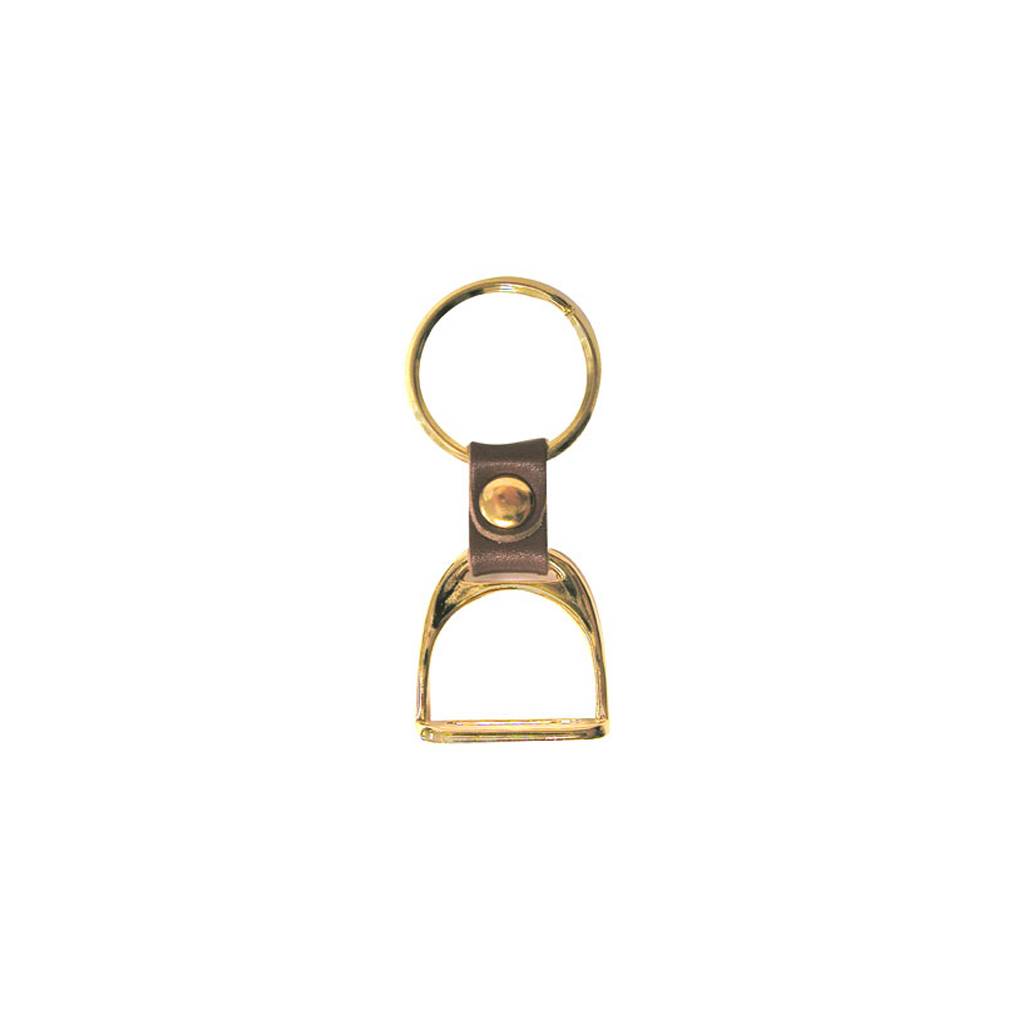 Brass Stirrup Key Ring
