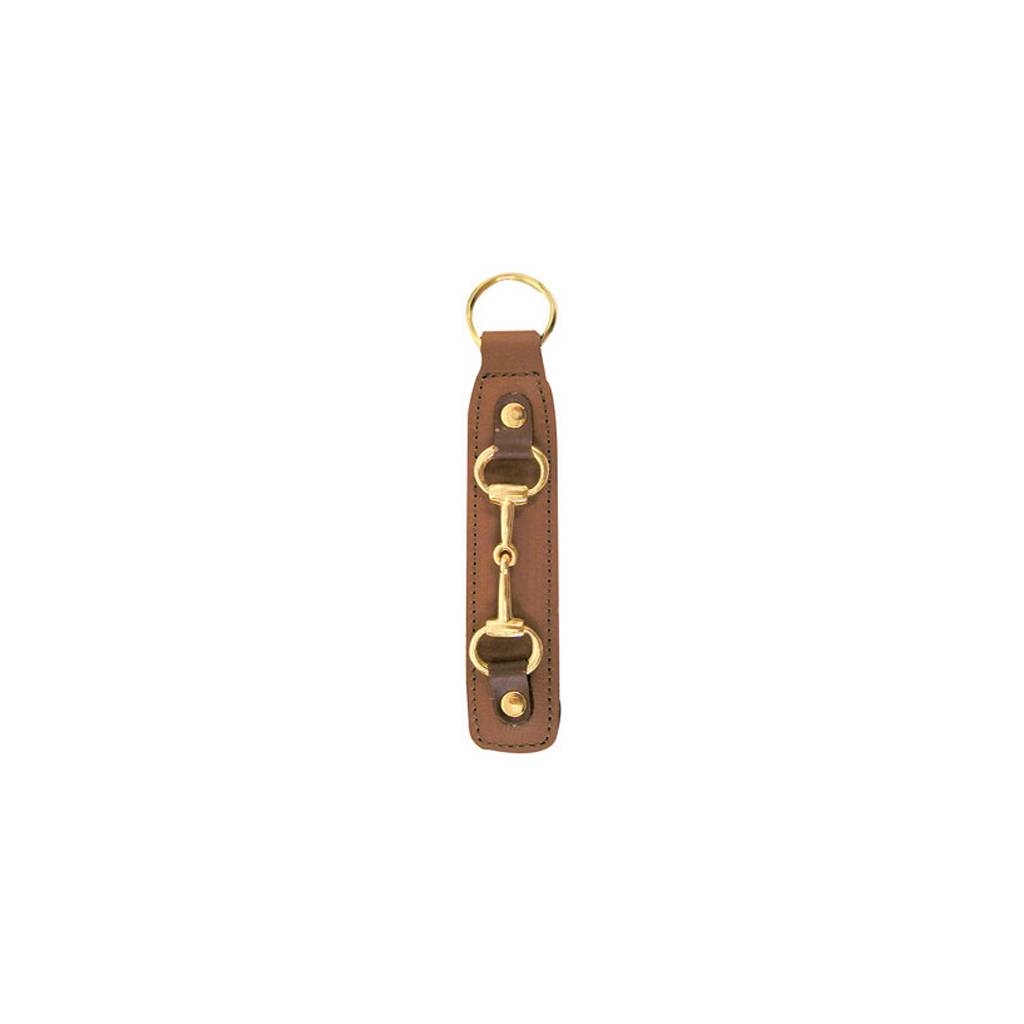 Leather Key Fob With Snaffle Bit