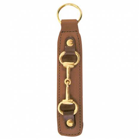 Leather Key Fob With Snaffle Bit