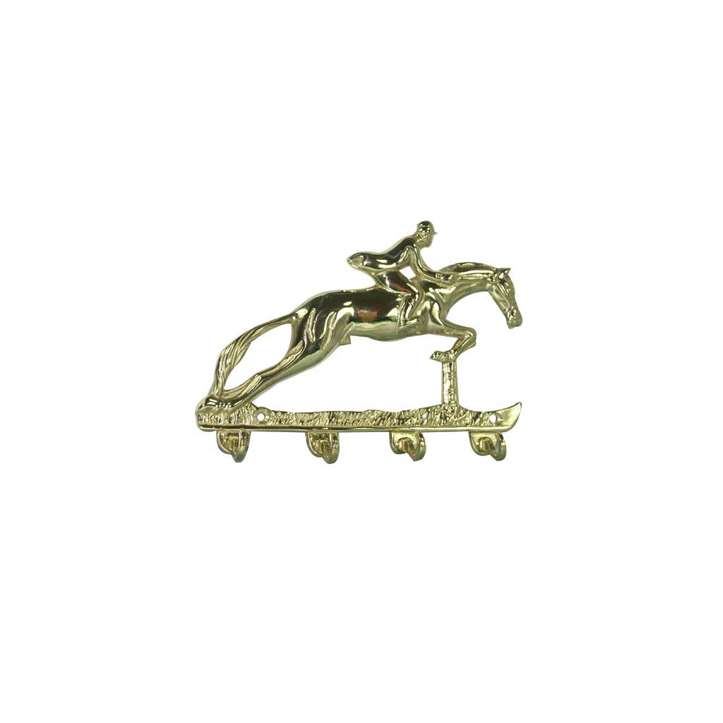 Solid Brass Jumper Key Ring Holder