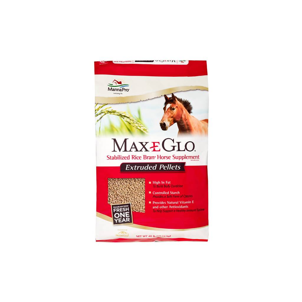 Manna Pro Max-E-Glo Pellet With Calcium Supplement For Horses