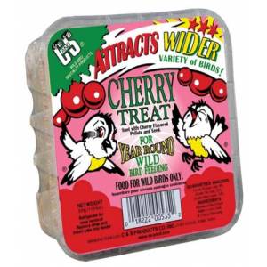 Cherry Treat Suet Cake For Wildbirds