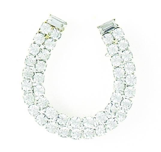 Finishing Touch Rhinstone Horseshoe Pin