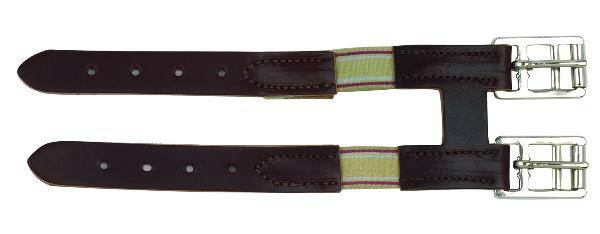 Perri's Leather Girth Extender With Elastic