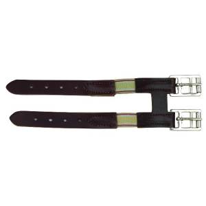 Perri's Leather Girth Extender With Elastic
