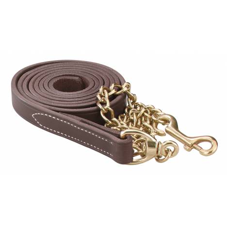 Perri's Leather Lead with 30" Solid Brass Chain